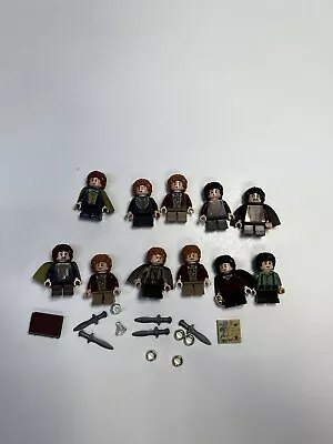 LEGO LOTR Hobbit Lot Of 11 Peregrin Brandybuck Samwise Frodo & More • $165