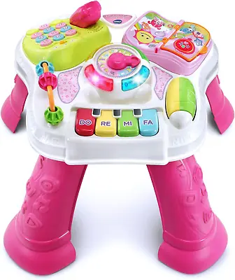 VTech Sit-To-Stand Learn And Discover Table Six Play Stations Activity Table • $55.99