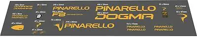 $89 • Buy Pinarello Dogma F8 Custom Made Frame Decal  1set  Gold & 1set Black
