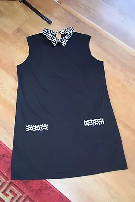 £18.99 • Buy Ladies Atmosphere 60s Go Go Mary Quandt Style MOD Pencil Shift Mini Dress 14