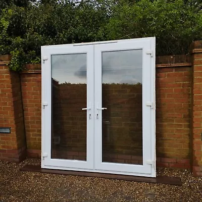 Exterior External Upvc Double Glazed French Doors In Frame • £128