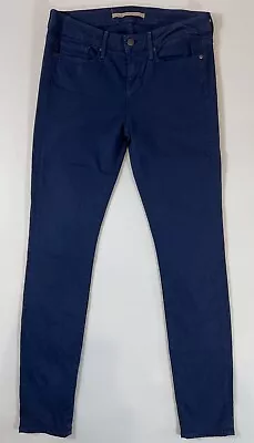 Vince Jeans Size 28 Blue Five Pocket Skinny Mid Rise Stretch Womens • $34.99