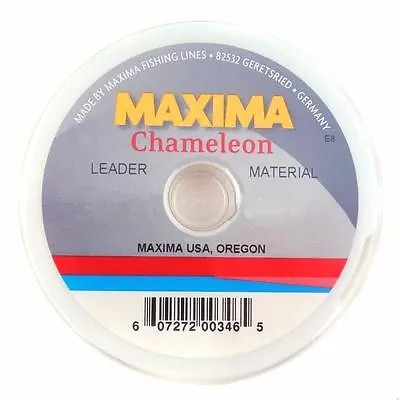 Maxima Leader Wheel 2 3 4 5 6 Or 8 Lb Fishing Line Chameleon Choice Of Weight • $8.90