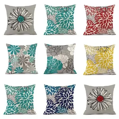 $11.13 • Buy Printed Cushion Covers Waterproof Decor Pillow Case  Outdoor