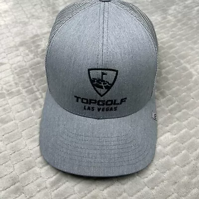 Travis Mathew Top Golf Las Vegas Gray Snap Back Gray Hat Cap • $19.99