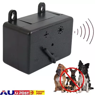 Anti Bark Device Ultrasonic Dog Barking Control Stop Repeller Outdoor Indoor AU • $18.95