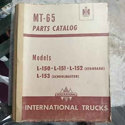 1950-1957 L R S International Truck Parts Catalog Original Ih  Mt-65 Book • $49.95