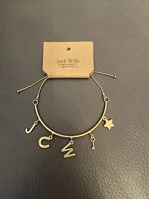 Jack Wills Gold Tone Bracelet. Kimber Charm Star Horseshoe Key • £3