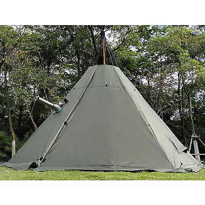 Outdoor Camping Tent Teepee Tent 4 Season 2 Doors Hike Waterproof Tent Reathable • $95.95