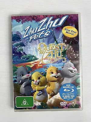 ZHU ZHU PETS Quest For ZHU DVD R4 Kids Family Movie • £5.56