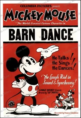 8x10 Print Mickey Mouse Barn Dance 1929 Courtesy Walt Disney #DBP • $15.99