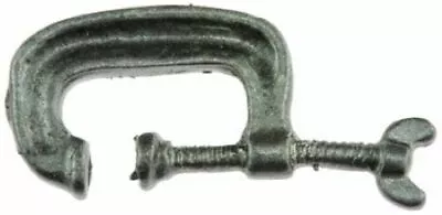 Dollhouse Miniature Pewter C-Clamp • $3
