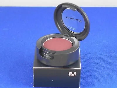 MAC COSMETICS Pressed Powder Eye Shadow SKETCH VELVET Burgundy Red Shimmer .05oz • $16.99