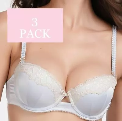 3 X E Et D S90031 Balconette Bra Set 8 10 12 14 16 18 A B C D DD E F G  • $60