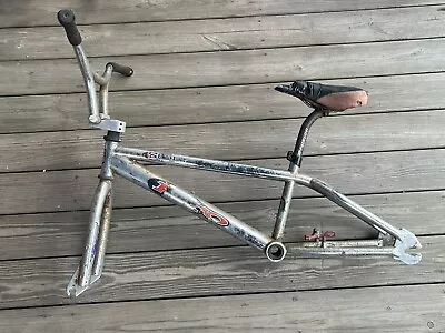 Haro Supra Vintage 1990’s BMX Bike Frame Handlebars Fusion Components Seat 4130 • $225