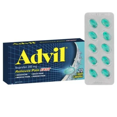 $17.95 • Buy Advil Ibuprofen 200mg Liquid Capsules Quickly Relieves Pain Fast 20 Pack