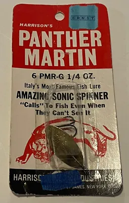 Vintage Harrison’s Panther Martin “Amazing Sonic Spinner” Lure • $5