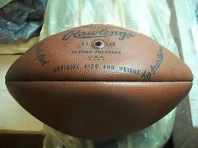 Vintage 70's Rawlings JC Penney Football Personally Autographed By Ray Nitschke • $66