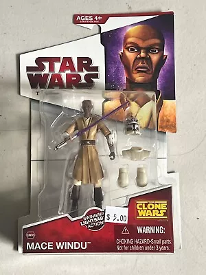 Star Wars The Clone Wars Mace Windu E2 • $24.95