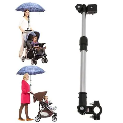 $20.57 • Buy Baby Stroller Pram Umbrella Stands Stainless Steel Wheelchair Umbrella Rack