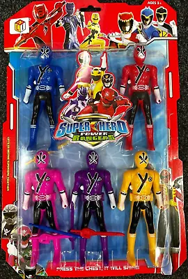 £12.50 • Buy Superhero Power Rangers  Kids Action Figure Display Play Toy For Age 3+