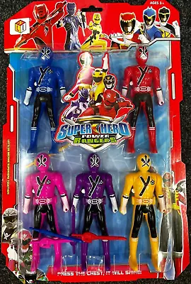 £12.50 • Buy Superhero Power Rangers  Kids Action Figure Display Play Toy For Age 3+