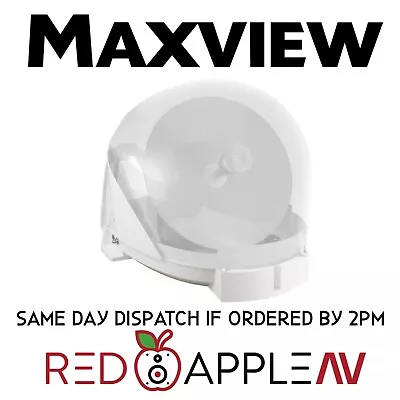 White Maxview VU Qube 2 Twin LNB & Roof Mount Portable Satellite Dish  • £819.99