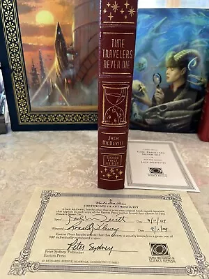 MAS SIGNED FIRST 1ST Easton Press TIME TRAVELERS NEVER DIE McDEVITT SCIFI NEW • $104