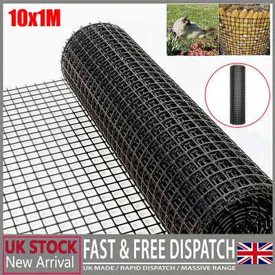 10M PVC Galvanised Welded Mesh Wire Fence Aviary Rabbit Hutch Chicken Coop Mesh • £14.24