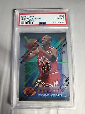1994 Finest Michael Jordan With Coating #331 PSA 8 • $109