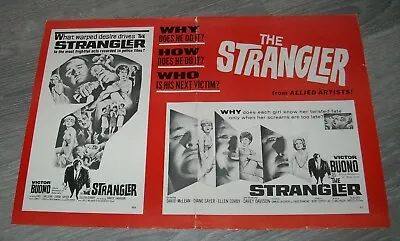 The STRANGLER PROMO MOVIE PRESSBOOK 1964 VICTOR BUONO DIANE SAYER THRILLER • $9.99