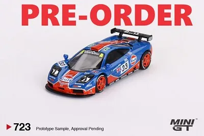 (Pre-order) Mini GT #723 1/64 McLaren F1 GTR #33 1996 Le Mans 24Hr Model Car • $14.68