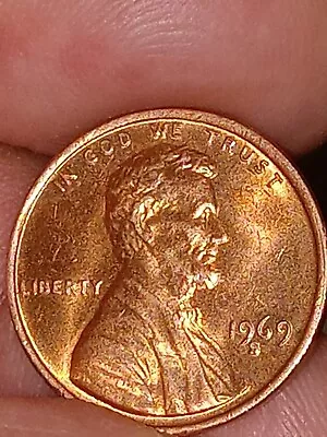 1969-S  RD D.D.O Lincoln Cent Rare. • $450