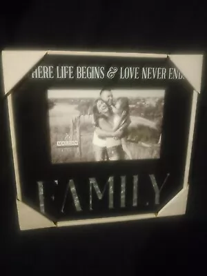 Malden Family 4x6 Frame Where Life Begins & Love Never Ends Easter/Mother's Day • $18