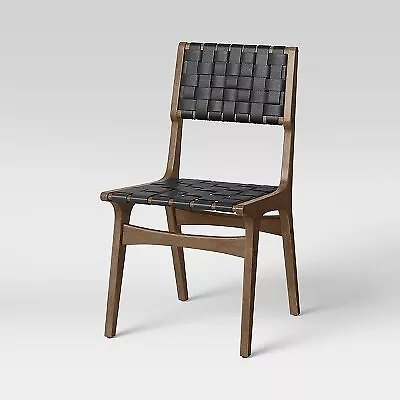Ceylon Woven Dining Chair Black/Walnut - Opalhouse • $61.99