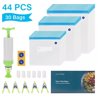 $24.99 • Buy Vacuum Sealer Bags Food Storage Packaging Saver Kitchen Fresh Vegetables Meat