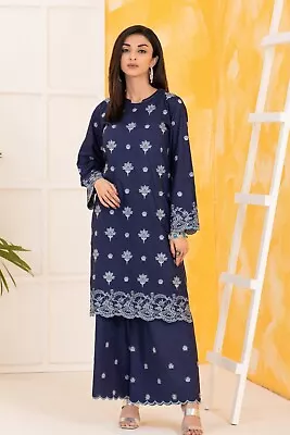 Lakhany 02 Piece Ready To Wear Embroidered Shirt & Trouser - LSM-2814 • £25.99