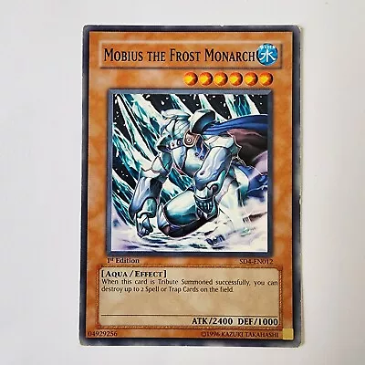 Mobius The Frost Monarch - SD4-EN012 - HP - Common - 1st Ed - Yugioh • $1.78