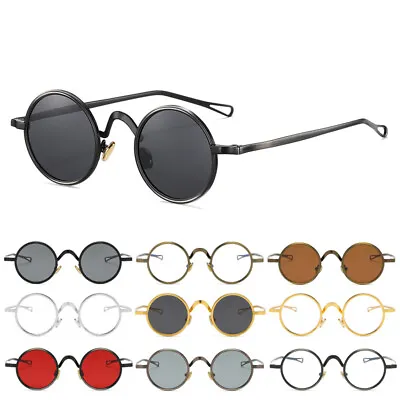 John Lennon Glasses Retro Round Polarized Sunglasses Hippie Small Circle Glasses • $12.99