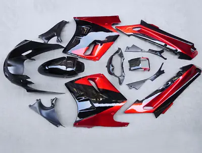 Red Black Fairing Set Fairings Kit For KAWASAKI ZZR1100 1990 1991 1992  • $980