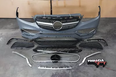 14-17 W212 E-Class E63 AMG Style Front Bumper Conversion Body Kit Grill Mercedes • $529.99