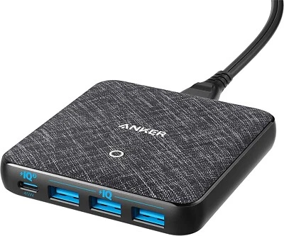 $79.99 • Buy Anker 65W 4 Port PIQ 3.0 & GaN Fast Wall Charger For MacBook, IPhone And More