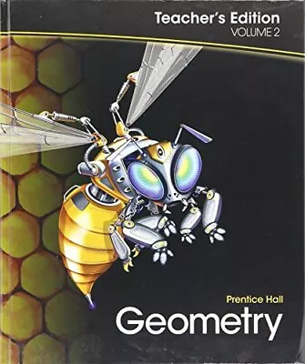 PRENTICE HALL GEOMETRY TEACHER'S EDITION VOL. 2 - Hardcover **Excellent** • $28.95