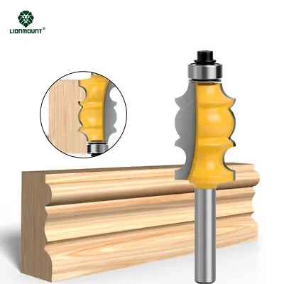 8mm Shank Architectural Molding Frame Router Bit Profile Woodworking Cutter • $13.79