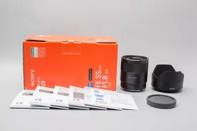 $677 • Buy Sony Carl Zeiss Sonnar FE 55mm F/1.8 F1.8 ZA T* Lens, For Sony E Mount AF, Boxed