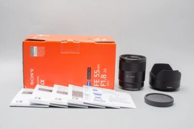 $677 • Buy Sony Carl Zeiss Sonnar FE 55mm F/1.8 F1.8 ZA T* Lens, For Sony E Mount AF, Boxed