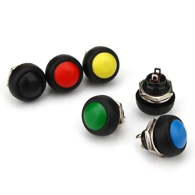 12mm Round Contact Reset Push Button Waterproof Momentary Push Button • $6.98