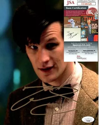 MATT SMITH Signed Autographed 8X10 DOCTOR WHO Photo JSA • $239.20