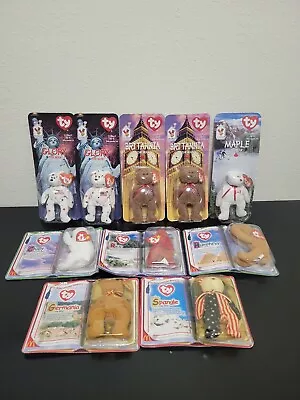 Lot Of 10 Vintage 1999 & 2000 McDonald's TY Teenie Beanie Babies NIB Not Mint • $9.99