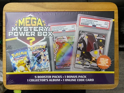 $100 • Buy 2021 Pokemon Mega Mystery Power  Box Meijer Exclusive  MJ Holding Factory Sealed
